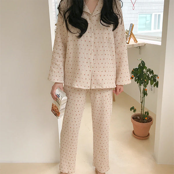 cherry pajama set