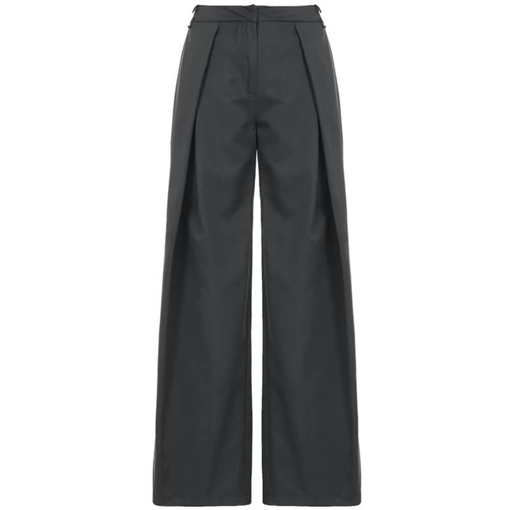 dark academia wide leg pants
