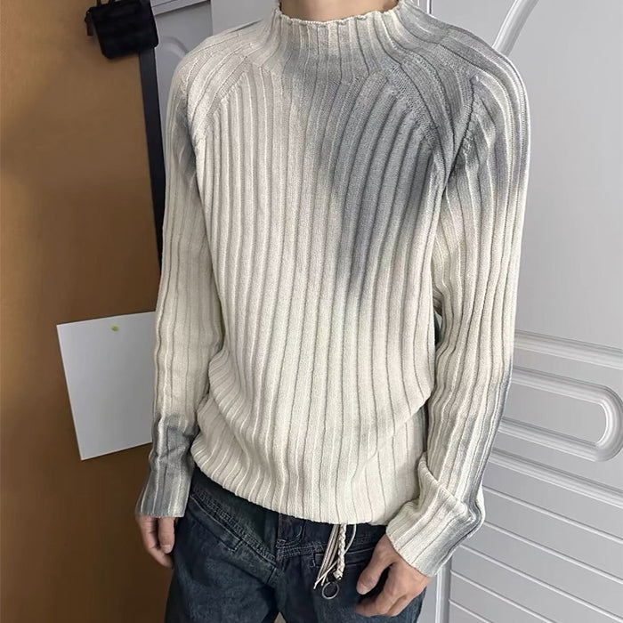 grunge washed knit sweater