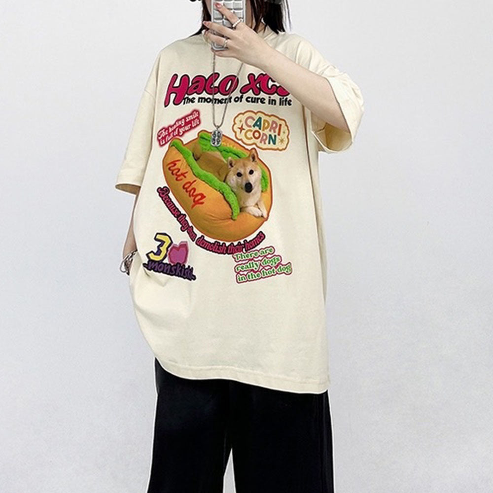 shiba inu dog aesthetic t shirt