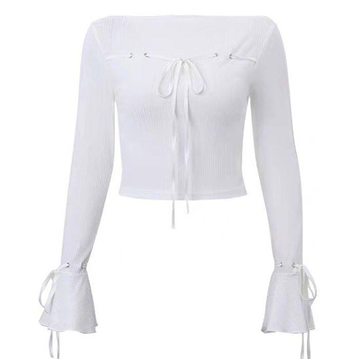 front lace coquette top
